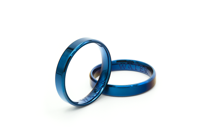 Water Heritage Ring in Cobalt Blue