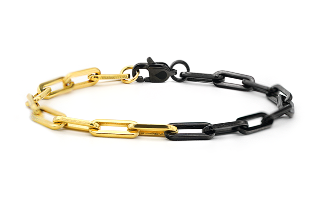 Panama Long Link Bracelet in Gold Eclipse