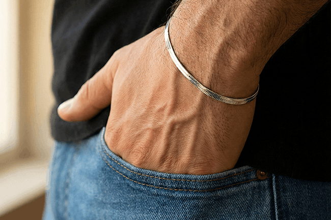 Herringbone Snake Bracelet