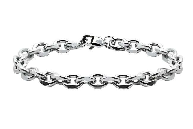 Crest Link Bracelet